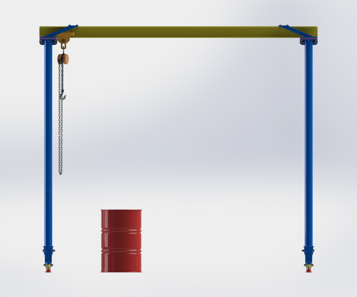 用SolidWorks软件设计一款逼真的门式起重机 用SolidWorks软件设计一款逼真的门式起重机