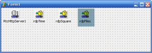 Form1上的RtcDataServer组件 Form1上的RtcDataServer组件