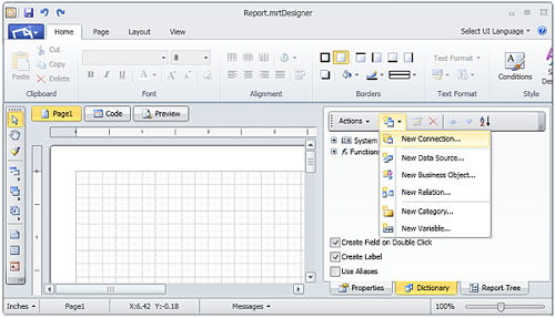 Stimulsoft Reports.Wpf,报表检测器,数据源,订单,修复报表