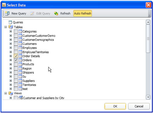 Stimulsoft Reports.Wpf,报表检测器,数据源,订单,修复报表