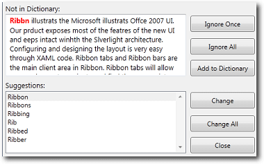 Silverlight,Expression Blend,Syncfusion,User Interface,導航,GridData,復選框,拼寫檢查,調色板