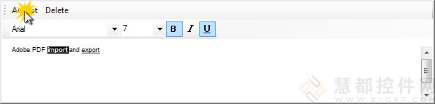 腳注,text control,TX Text Control